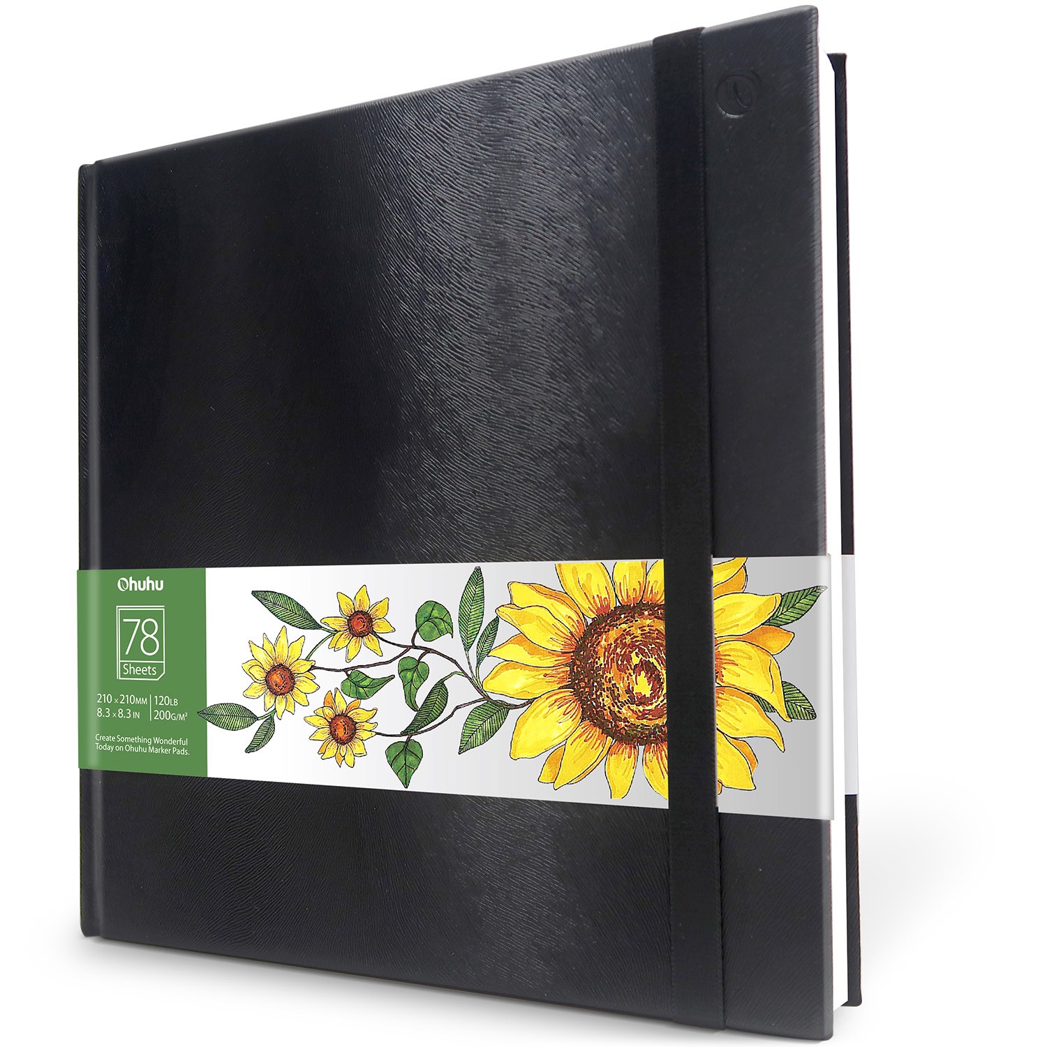 Ohuhu Marker Pad, Sketchbook 200GSM, 78 Sheets, 210mm x 210mm - Ohuhu South  Africa