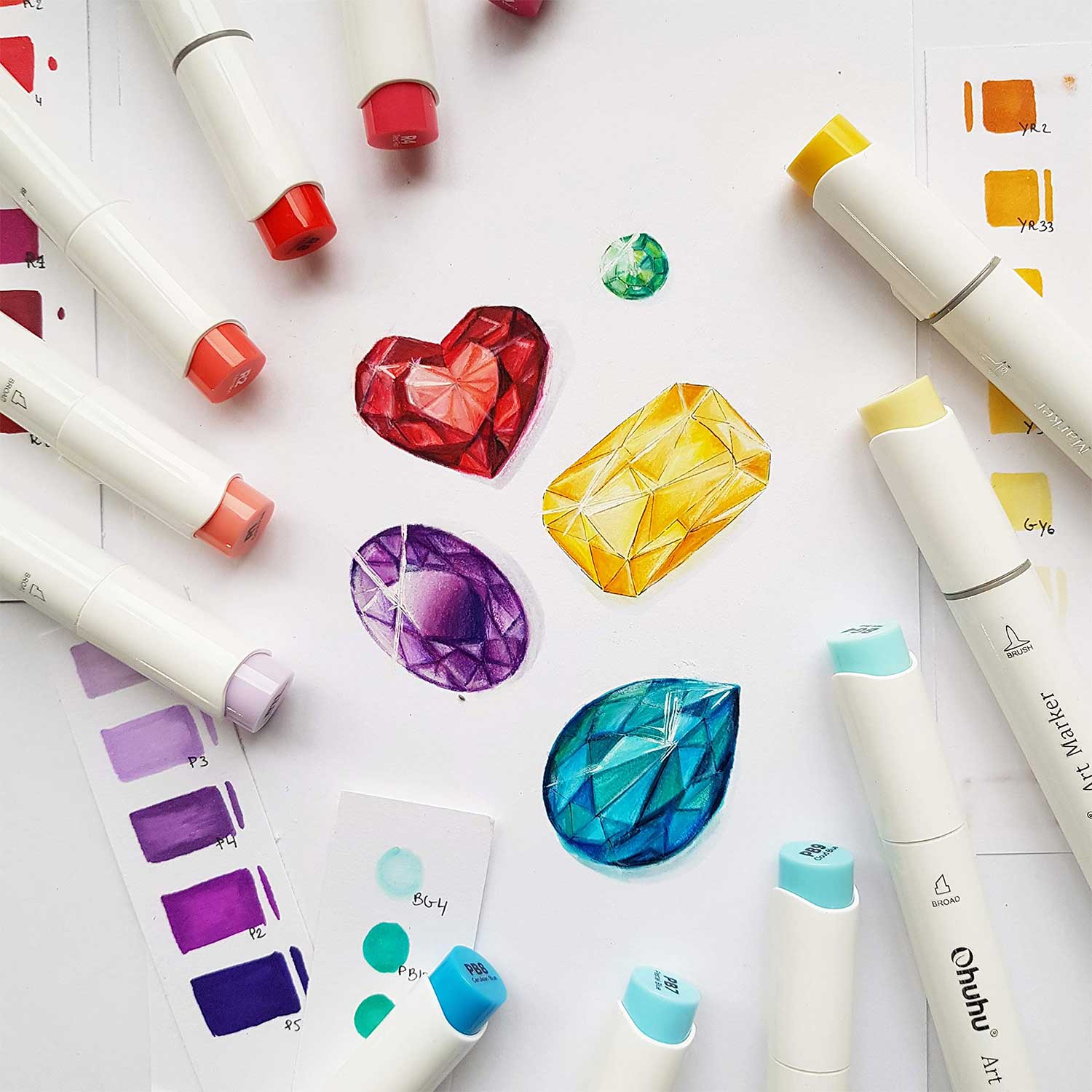 art markers