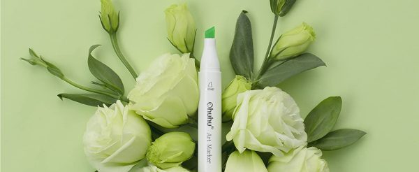 Ohuhu Alcohol Based Art Markers Dual Tip Brush and Chisel 48 Pastel Colours Blossoming Honolulu Series - Image 9