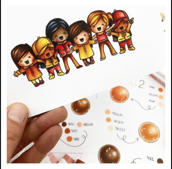 Ohuhu Alcohol Based Skin Tone Markers Dual Tip Brush & Chisel 24 Skin Tone Colours Honolulu Series - Image 4